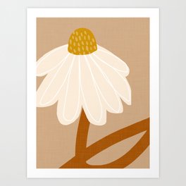 Woodland flower Art Print