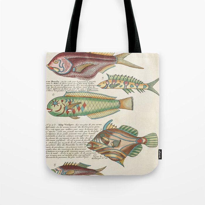 vintage fish Tote Bag