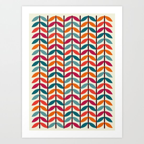 Optical Overlap #1 Art Print
