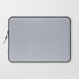 Metallic Silver Gray Laptop Sleeve