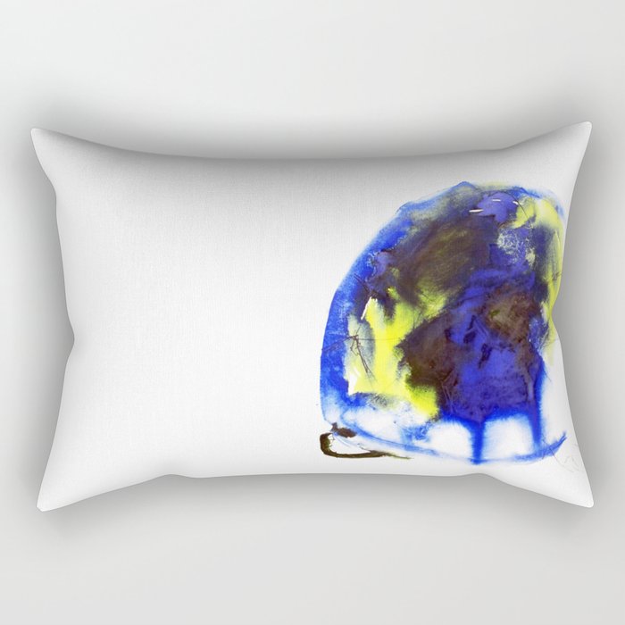 Fantastic animals "Blue Turtle" Rectangular Pillow