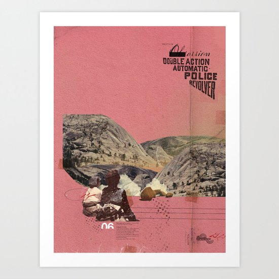 The future a time to reminisce. (mixed media) part 2 Art Print