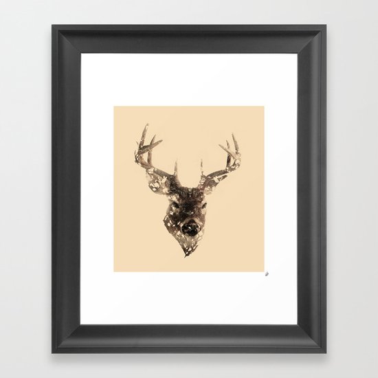 Cervus (Classic Version) Framed Art Print