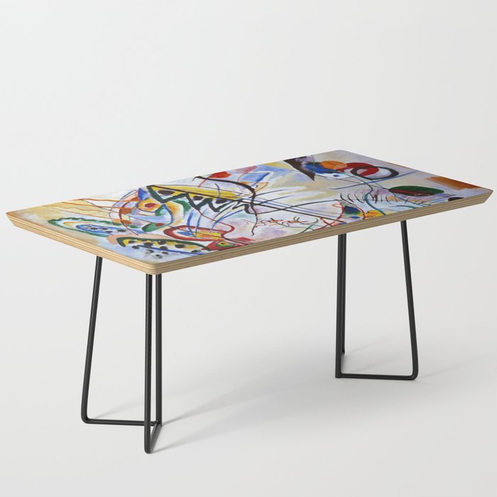 Wassily Kandinsky Violet Wedge Coffee Table