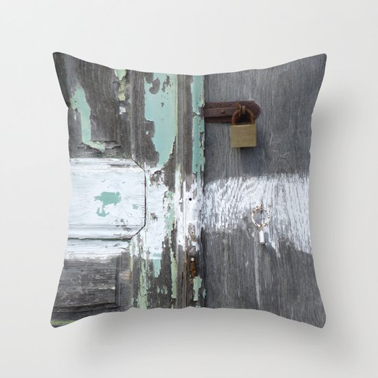 Hidden within Santorini, Greece Throw Pillow