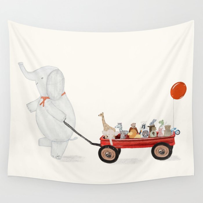 little toys Wall Tapestry