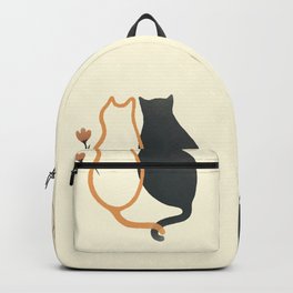 Abstraction minimal cat 15 love meow Backpack