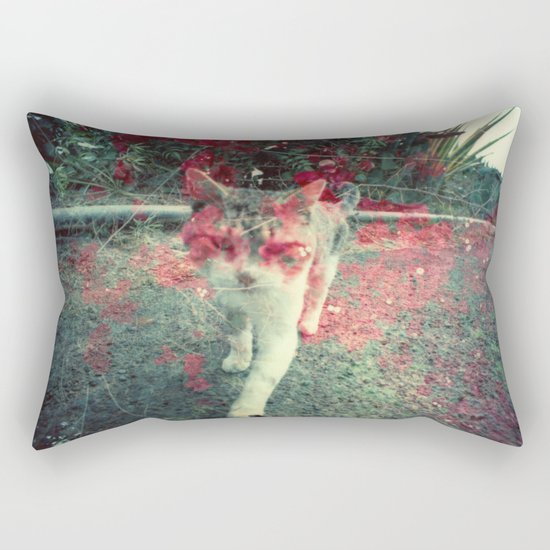 Evil cat Rectangular Pillow