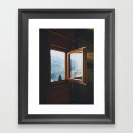Dolomite Cabin Framed Art Print