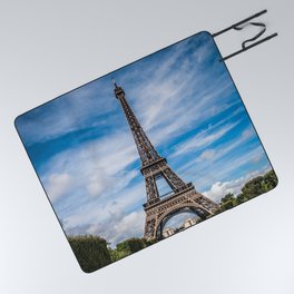 The Eiffel Tower in Paris France Skyline Picnic Blanket