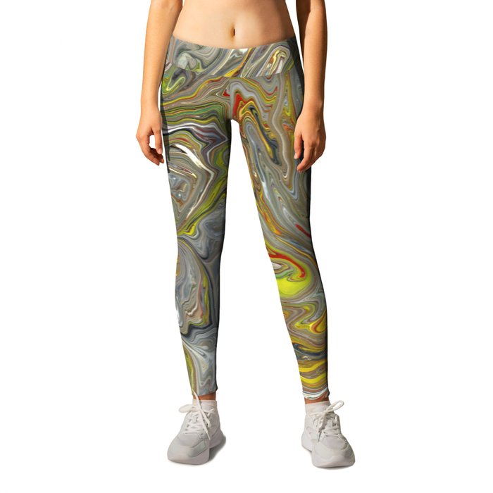 Abstract Oil Painting 30 Leggings