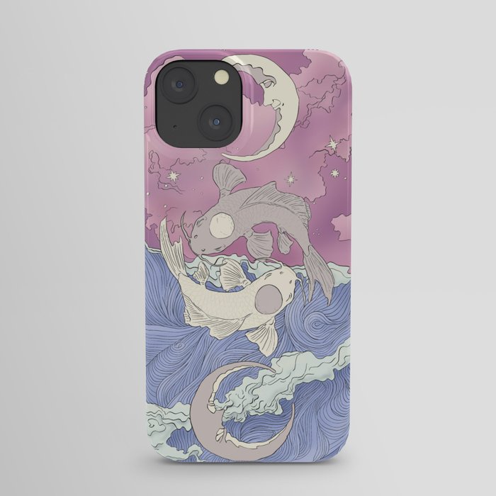 Moon and Ocean Spirts,Yin and Yang iPhone Case