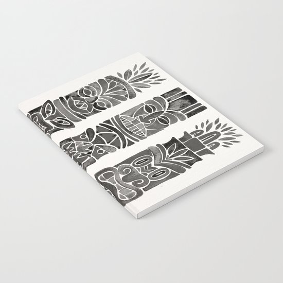 Tiki Totems – Black Notebook