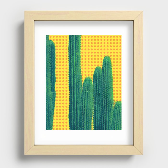 Cactus Recessed Framed Print