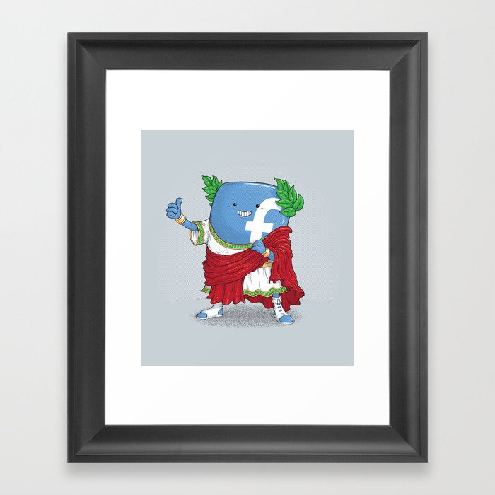 The Caesar and 42000 more Romans in the circus like this Framed Art Print