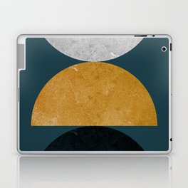 Abstraction_GEOMETRIC_SHAPE_LANDSCAPE_SUN_POP_ART_1214A Laptop Skin