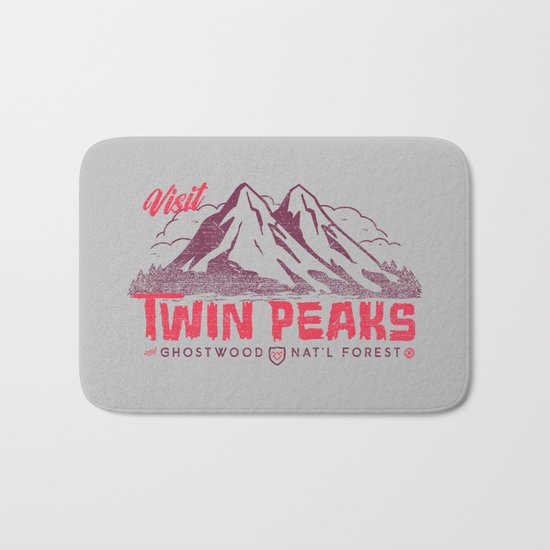 Visit Twin Peaks Bath Mat