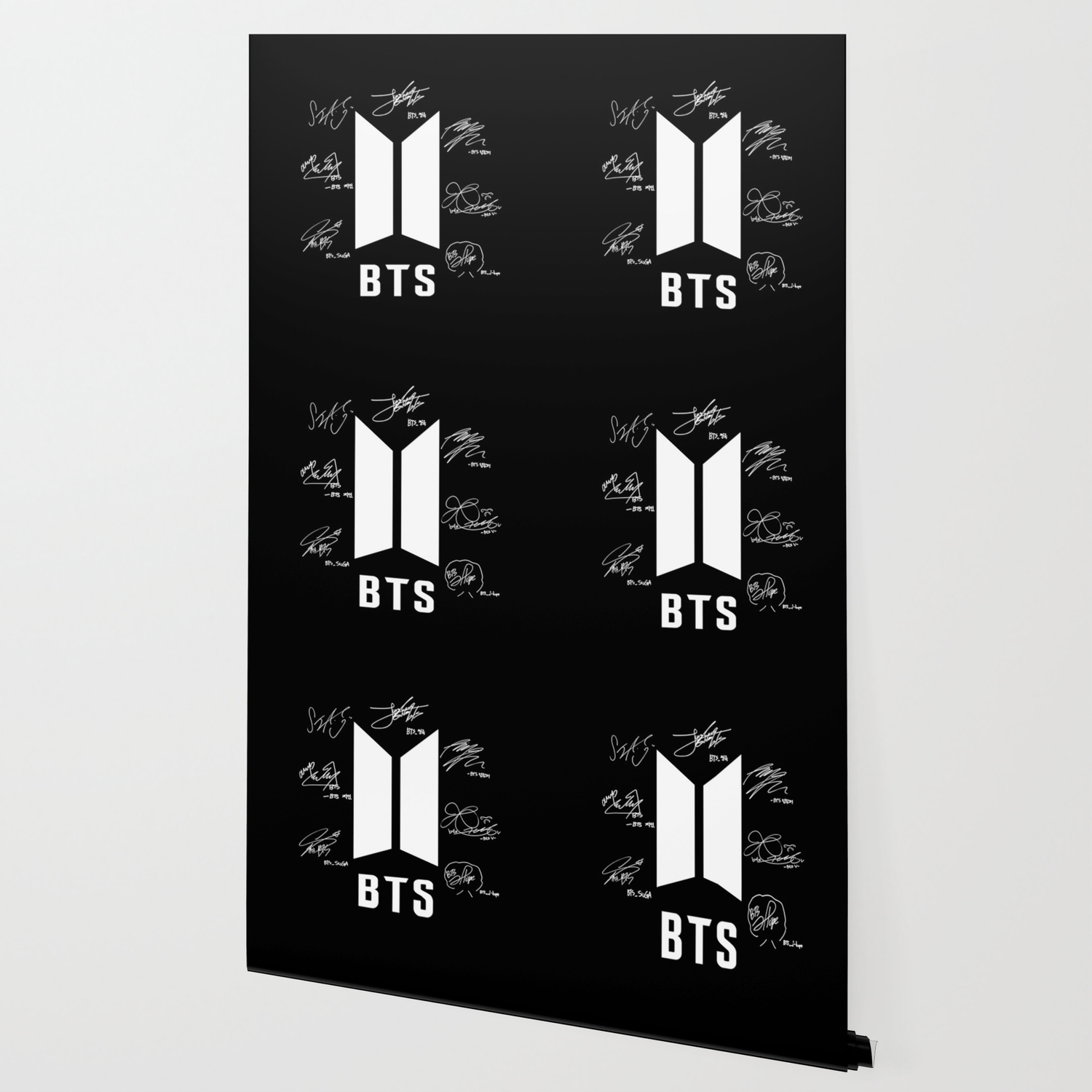 Cool Wallpaper Bts Logo Black And White Images Approximately 1.5 inches in diameter once payment is confirmed, it will take up to 7 business days (excluding weekends) to produce the pop. cool wallpaper bts logo black and white