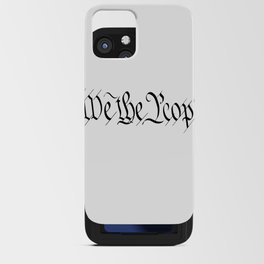 we the people iPhone Card Case