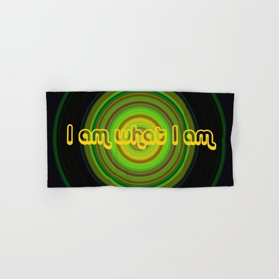I am what I am Hand & Bath Towel