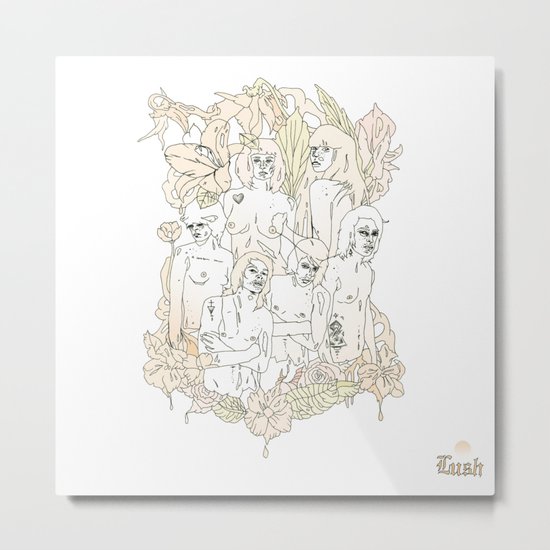 L U S H Metal Print