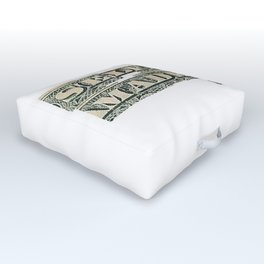 SELF MADE Script Outdoor Floor Cushion | Script, Money, Dinero, Work, Motto, Yuan, Cream, Entrepreneur, Cash, Yen 