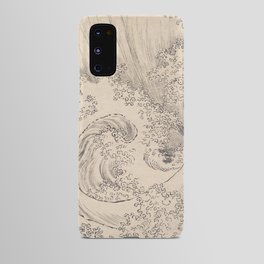 Wave by Katsushika Hokusai Android Case