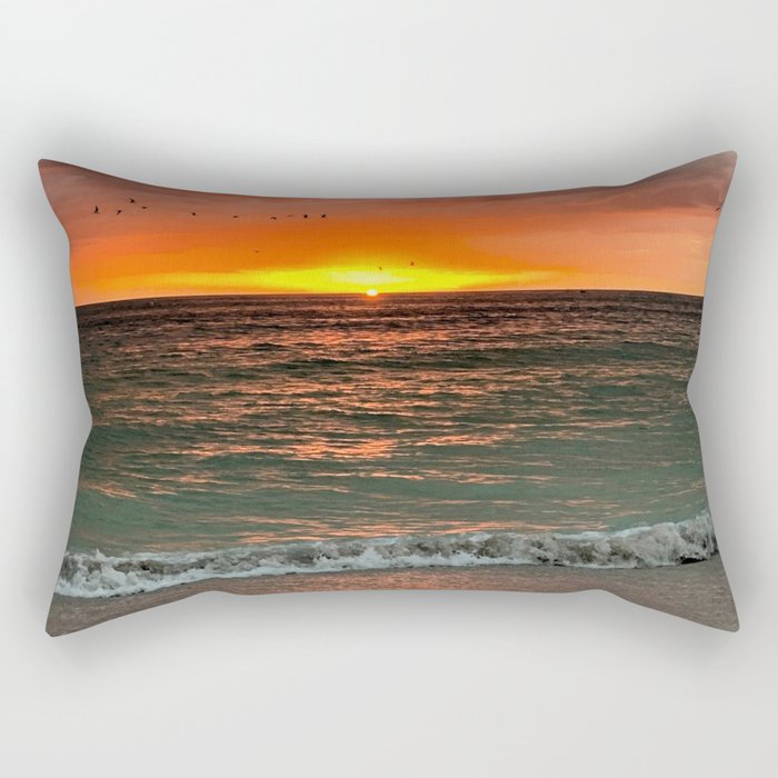 Moody Sunset Rectangular Pillow