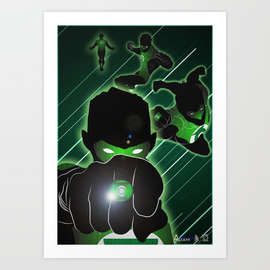 Green Lantern Art Print