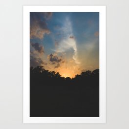 Another Texas Hill Country Sunset Art Print