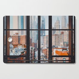 New York City Window Cutting Board