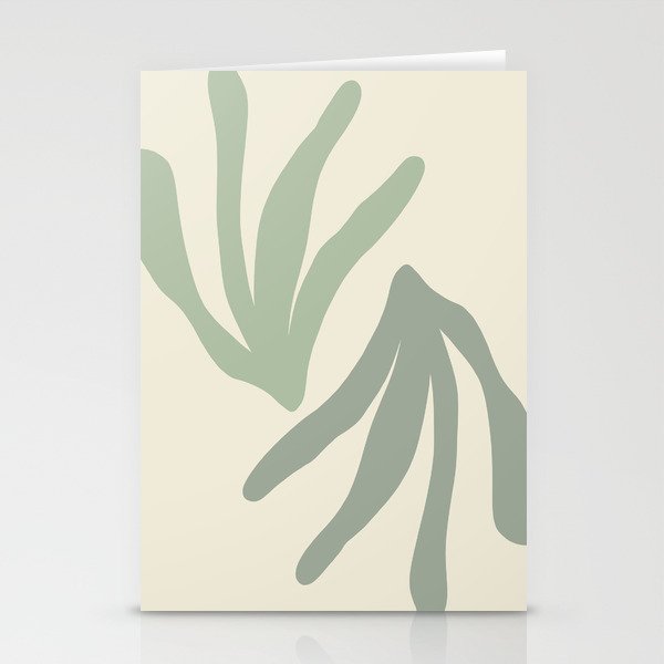Abstract Botanical Leaves #1 #wall #art #society6  Stationery Cards