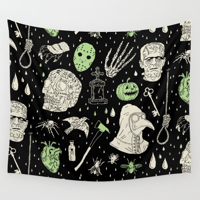 Whole Lot More Horror: BLK Ed. Wall Tapestry