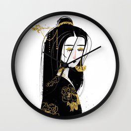 Chinese Empress Wall Clock