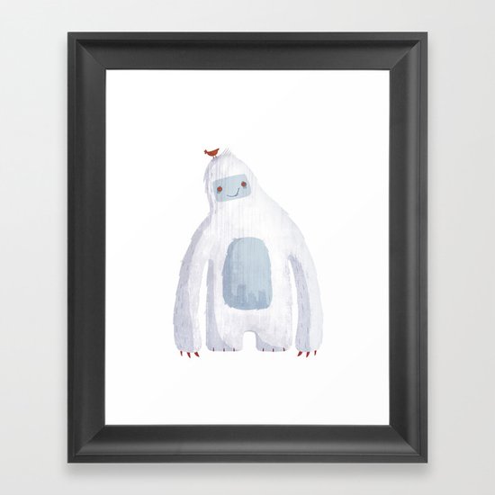 Yeti Framed Art Print
