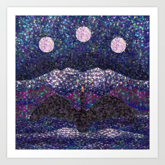 Chasing the Moon Art Print