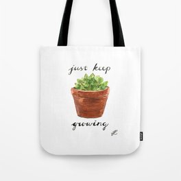 Growth succulent Tote Bag