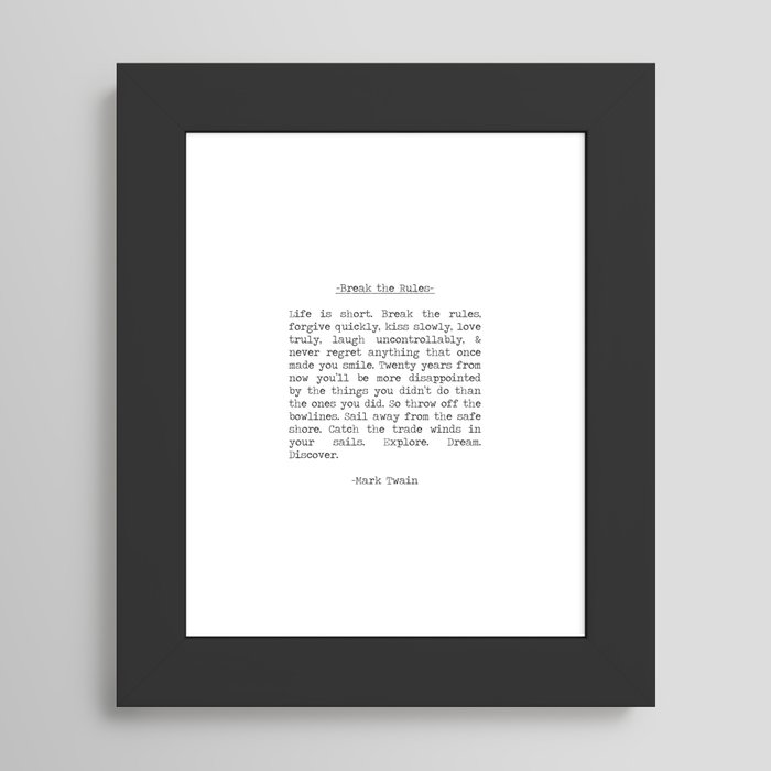 Framed Art Print