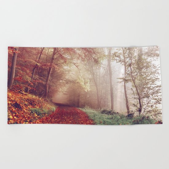 Road Less Traveled Beach Towel