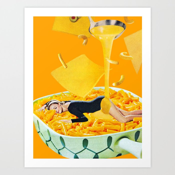8x10 Cheese Dreams Art Print