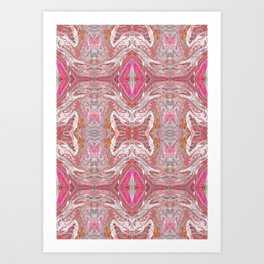 Pink Arabesque IV Art Print