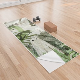 There's A Ghost in the Greenhouse Again Yoga Towel
