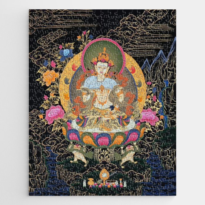 Dorje Sempa Thangka Vajrasattva Buddhist Art Jigsaw Puzzle