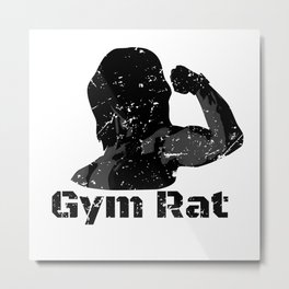 Gym Rat Metal Print