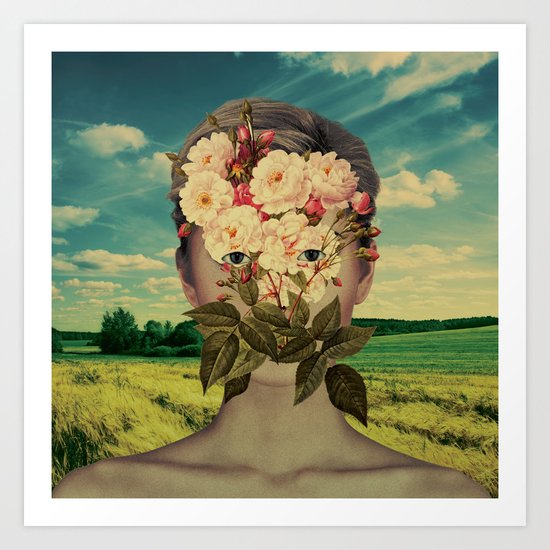 A Flower Girl 2 Art Print