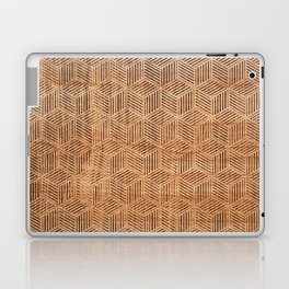 Wood Inlay art style 11 Laptop Skin