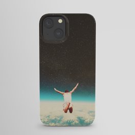 Falling with a hidden smile iPhone Case