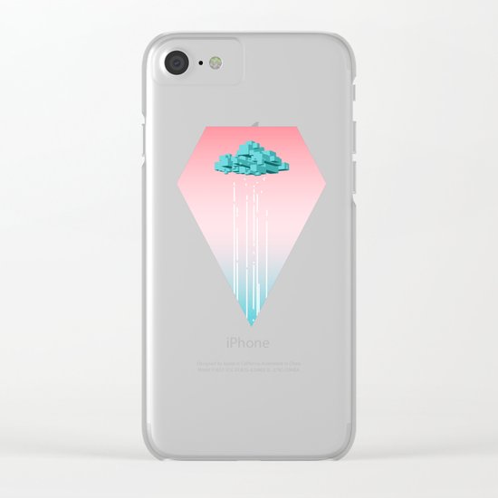 Concrete Cloud Clear iPhone Case