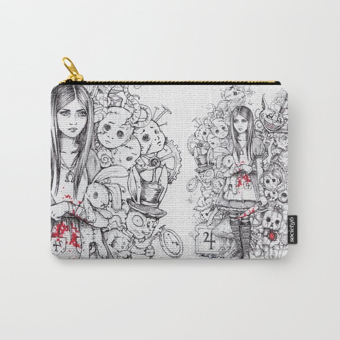 wonderland shattered Carry-All Pouch