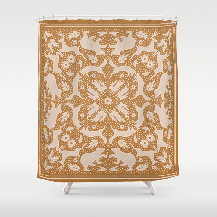 Woodland - Goldenrod Shower Curtain